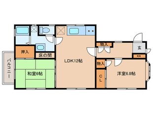 ハイムリラの物件間取画像